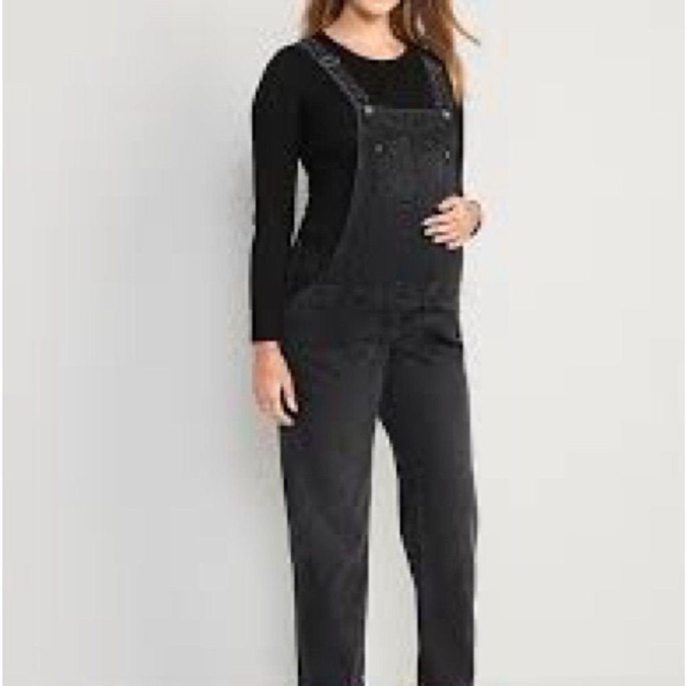 Gap Women's Black Denim Overalls Size S